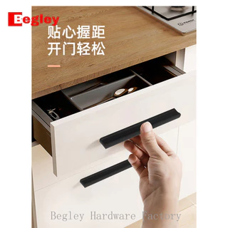 Minimalist Elongated ตู้เสื้อผ้าประตู Handles โมเดิร์นลิ้นชัก Handle ตู้ครัวดึงยาวเฟอร์นิเจอร์อุปกรณ์เสริม