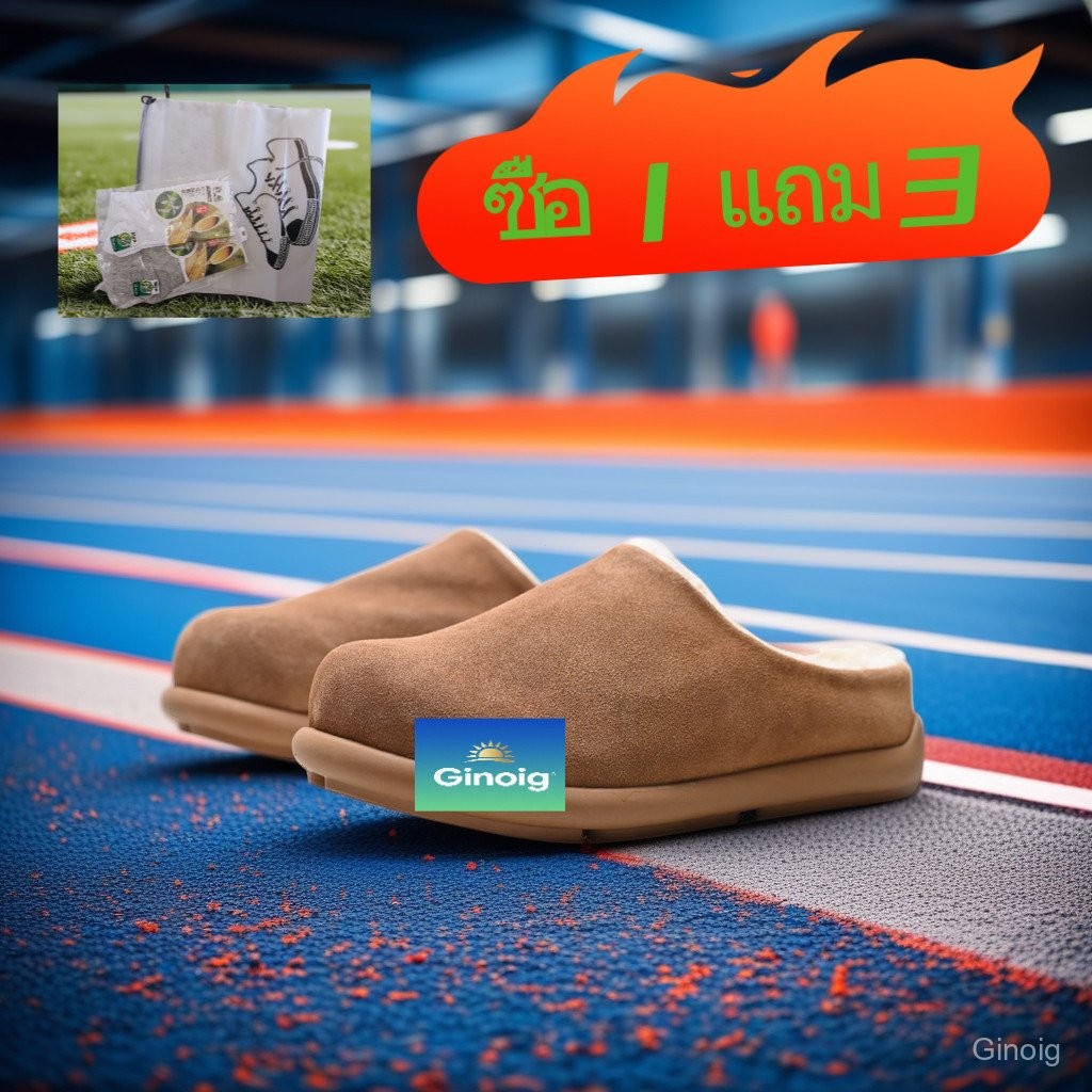 UGG Slip-On Baotou Retro Half-Slippers Lazy Shoes Warm Winter Fleece Lining Short