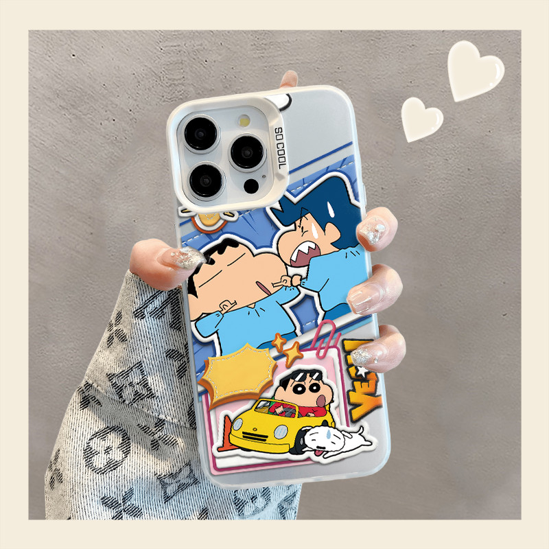 Cool Shinchan สําหรับ Vivo Y17 Y12 Y12S Y30 Y7S Y50 Y100 S10 S10E V23E V23 V25 V27 V29 X60 X70 X80 X90 X100 X200 PRO 11 Mini 7 12 Pro 7