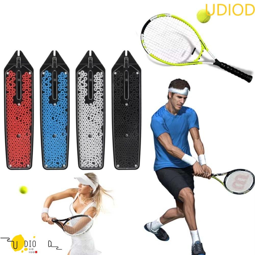 UDOD Tennis Cross String Saver, โช้คอัพล็อค String Saver, แบบพกพาแบดมินตันเปลี่ยนพลาสติก String Save