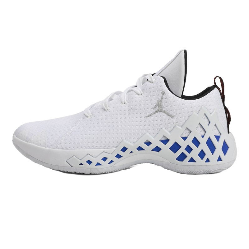 ของแท้ Nike Nike รองเท้าผู้ชายรองเท้ากีฬา AirJORDAN เป็ดแมนดาริน Low-Top รองเท้าบาสเก็ตบอลต่อสู้จริง