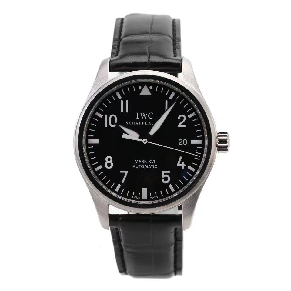 [9.8 ใหม่] IWC IWC Pilot Series IW325501นาฬิกาผู้ชายกลไกอัตโนมัติ สินค้าแท้มือสอง