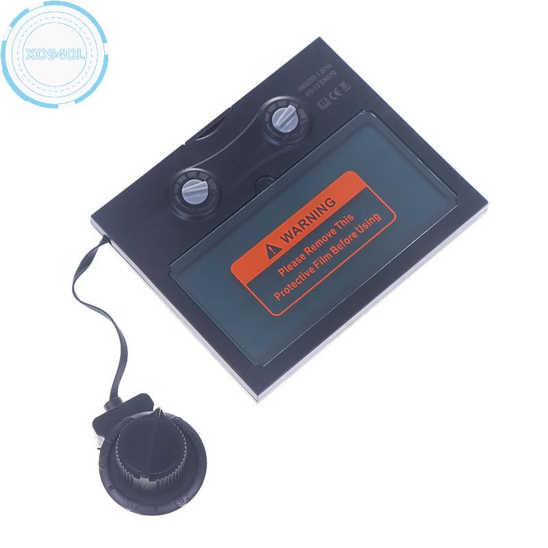 Xo94ol หมวกกันน็อคเชื่อมเลนส์เลนส์เชื่อม Auto Darkening TX500C 110*90 มม.แผงพลังงานแสงอาทิตย์เชื่อมห