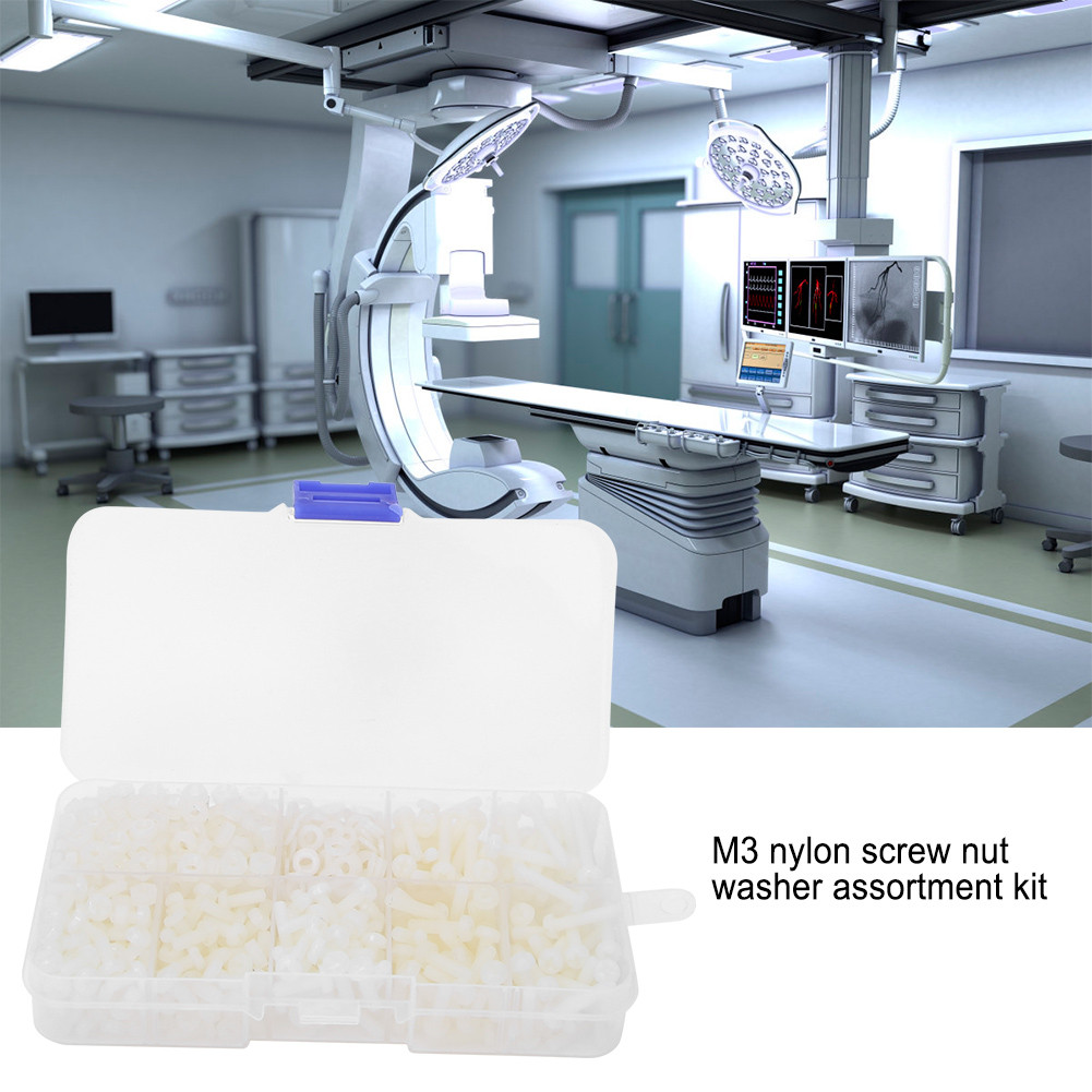 VIPTOOL-th Ailgely 810pcs M3 Nylon Screw Nuts Screw Washer Agreh