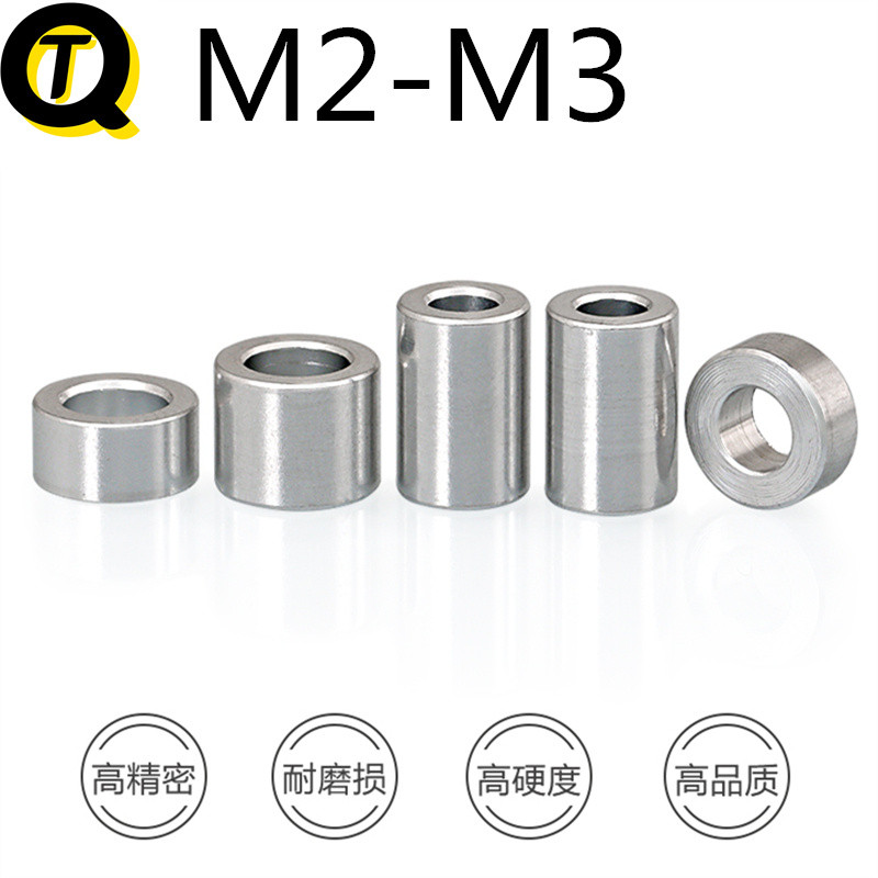 M2M2.5M3 อลูมิเนียม Tube Sleeve Bushing Spacer คอลัมน์หลอดสกรูอลูมิเนียมปะเก็นแบนรุ่นปะเก็นแบน A