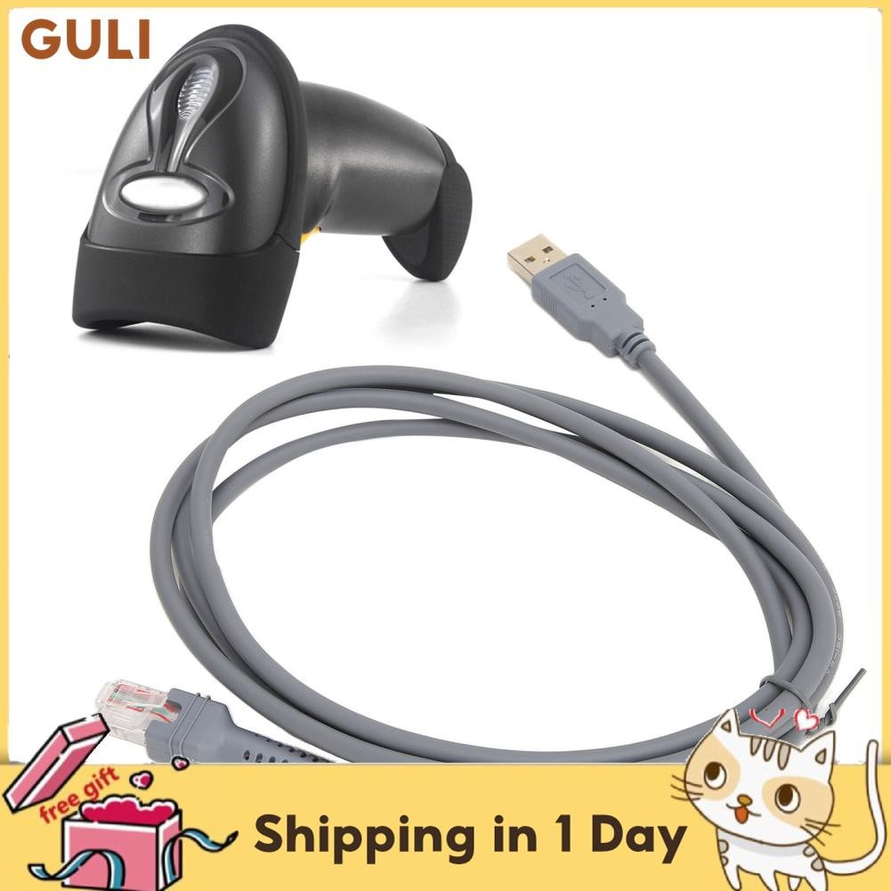 Guli สแกนสแกนบาร์โค้ด Guli Ashata USB Scan เข้ากันได้กับสัญลักษณ์ LS2208 LS2208AP LS1203 LS4208 DS67