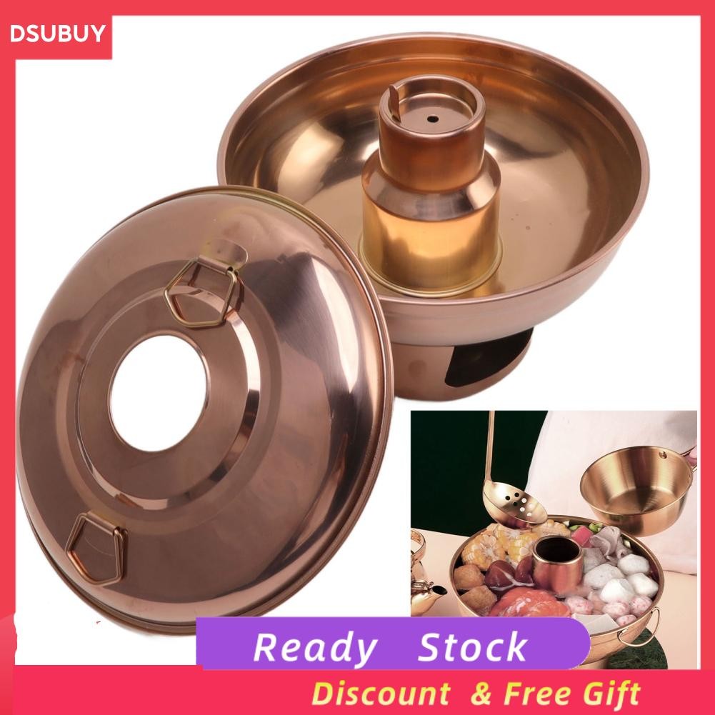 Dsubuy Dsubuy Mumusuki Chinese Chines Hotpot Stainless Steel Meats Fondue Lamb Outdoor Cooker Milk T