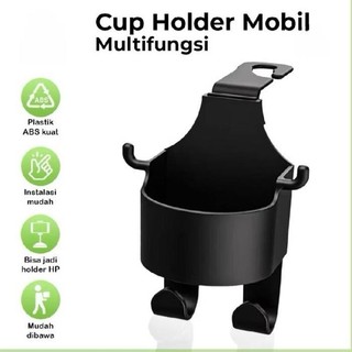 Cup Holder Botol Gantung Headrest Jok Mobil Dan Seat Phone Bottle Support Storage Holder Botol Mobil