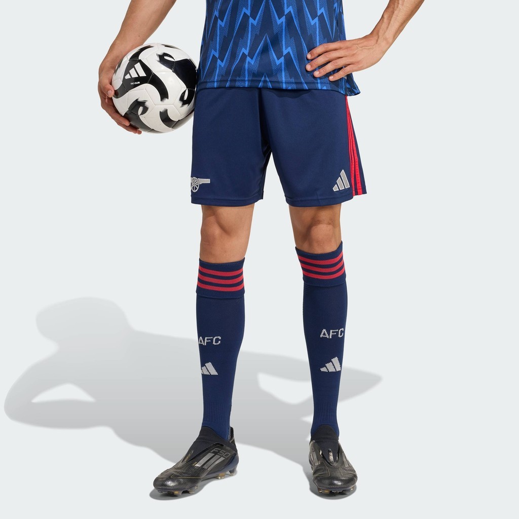 adidas ฟุตบอล กางเกงฟุตบอลชุดเยือน Arsenal 25/26 ผู้ชาย สีน้ำเงิน JI9512