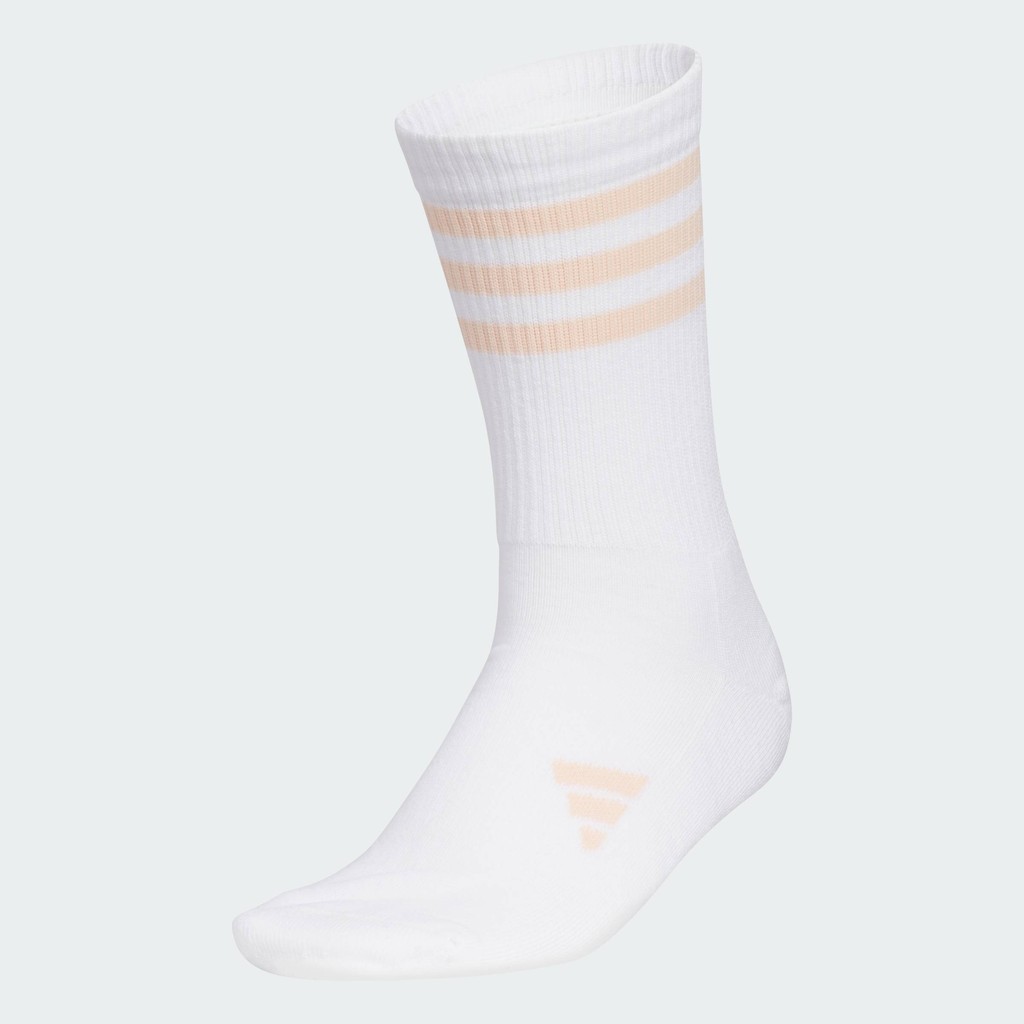 adidas Golf 3-Stripes Crew Socks Women White JD6625