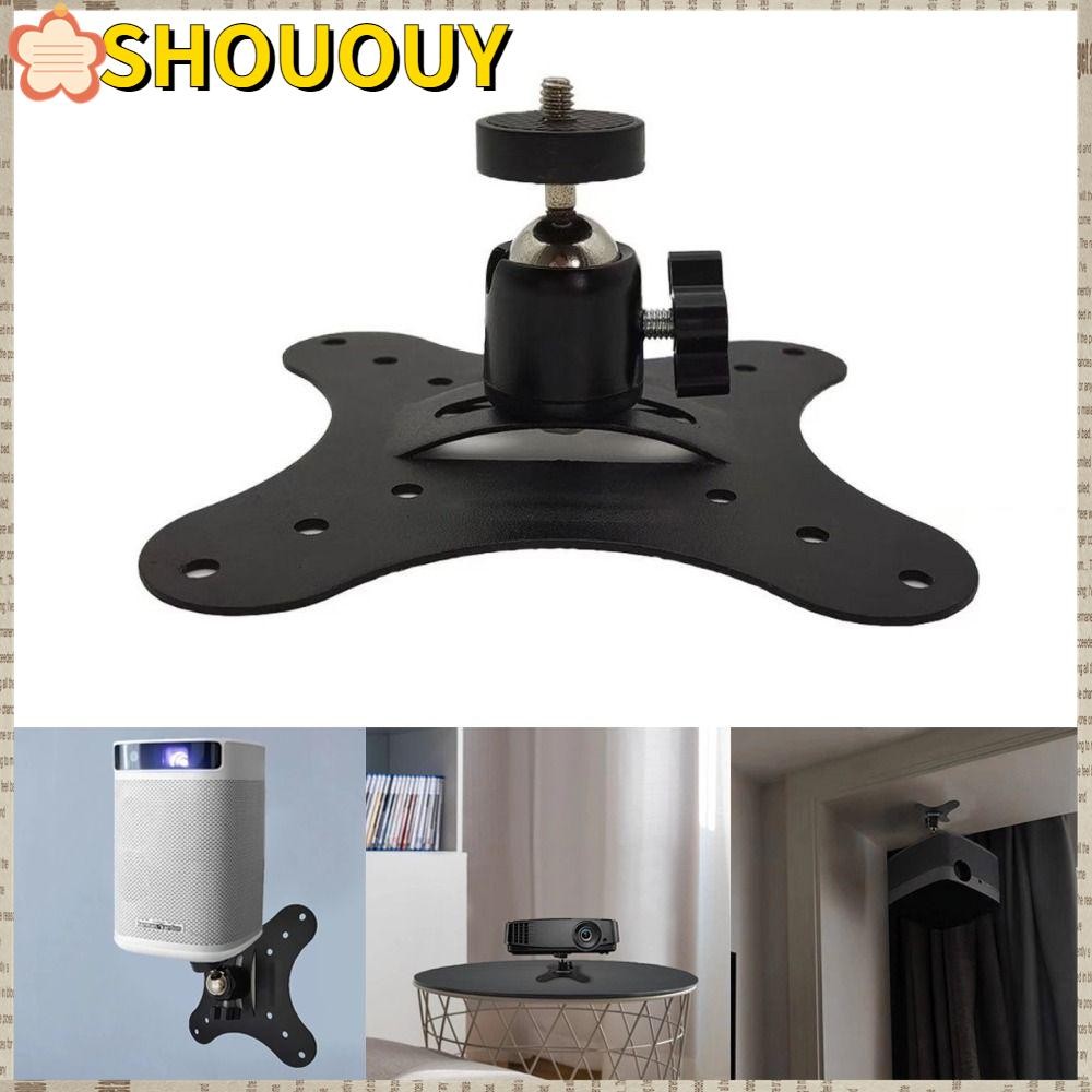 โชอูย ขายึดโปรเจคเตอร์แบบติดผนัง 360° โปรเจคเตอร์ติดผนังติดเพดานแบบหมุนได้ สากลพร้อมตัวยึดกล้องขนาดเ