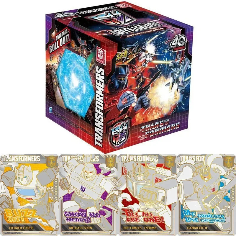 ในสต็อก Transformers Cards Horizon 40th Anniversary Energy Gift Box Optimus Prime Bumblebee Xr Colle