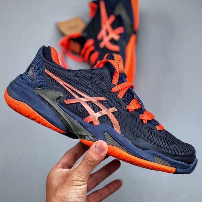 Asics Court FF 3 รองเท้าวิ่งผู้ชายและผู้หญิง Court FF Shock Absorption รองเท้ากีฬา GVXV