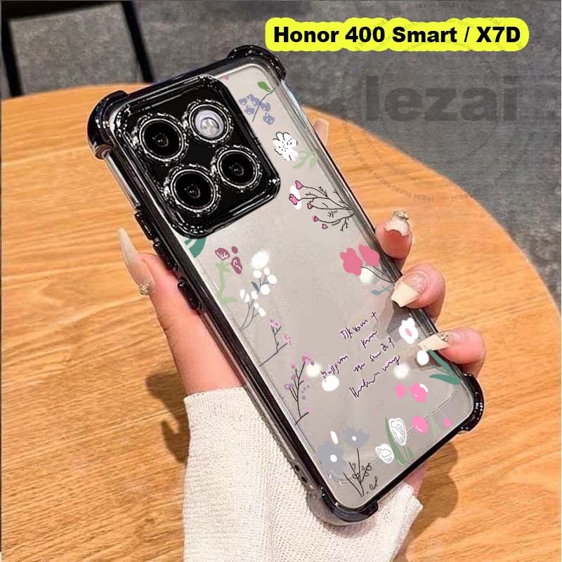 เคสHonor 400 Smart 400Smart 5GเคสHonor X7D X7 D กรณีนุ่มกันกระแทกใสปกหลัง