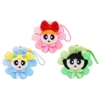 Powerpuff Girls Sakura Plush พวงกุญแจ charm สำหรับกระเป๋าและของขวัญ