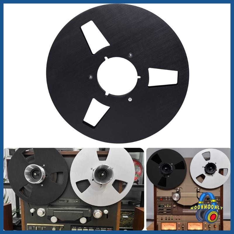 MOON Tape Spool Aluminium Tape Reel with 3 Holes Open Reel Aluminium Open Reel
