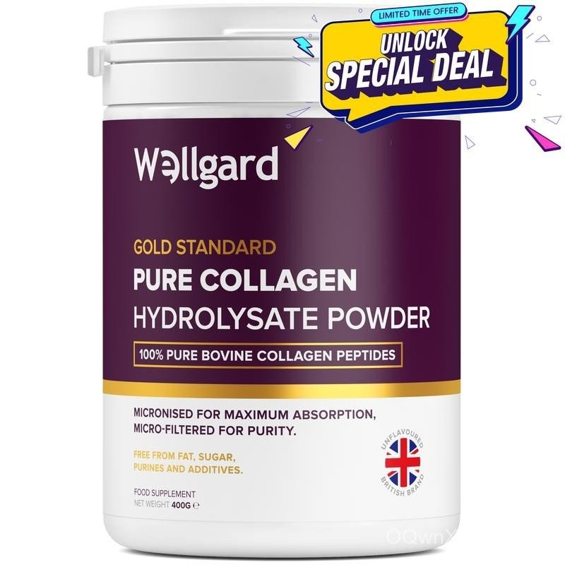 Wellgard Collagen Powder Skin Care Hair & Nails Supplement, Halal Collagen, Supplement for Skin, Pro