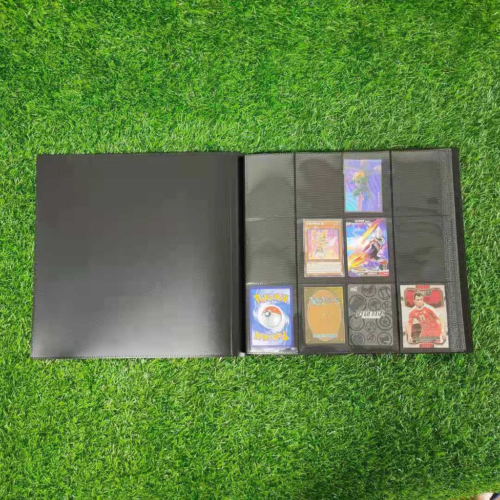 9 สายตาราง Pokémon Board Game Card Fixed Page Card Book Storage Book Collection Book Yu-Gi-Oh Card B