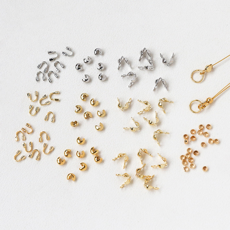 เข็มขัดทรง C และ U, ส่วนประกอบสำหรับสร้อยคอมือ ทองคำ 14K/18K งานฝีมือคุณภาพสูง