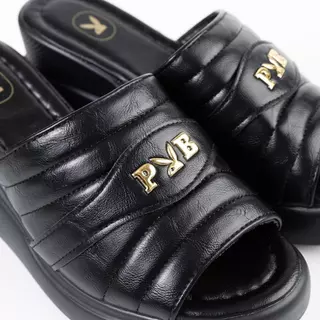PLAYBOY รุ่น Sine Wedge Shoes รองเท้าส้นเตารีด รหัส ST-HS262C155 ดีไซน์ส้นสูง มี 2 สี สีPearl และสี Caviar