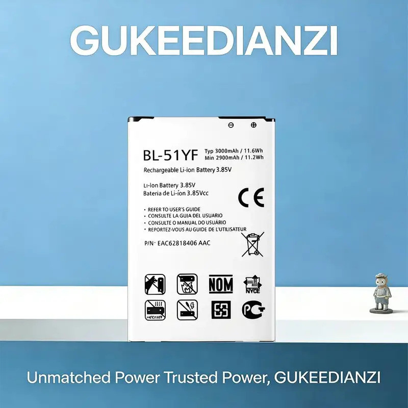 แบตเตอรี่โทรศัพท์มือถือ BL-51YF 3000mAh สําหรับ LG G4 H815 H810 VS999 F500 F500S F500K F500L H81 H81