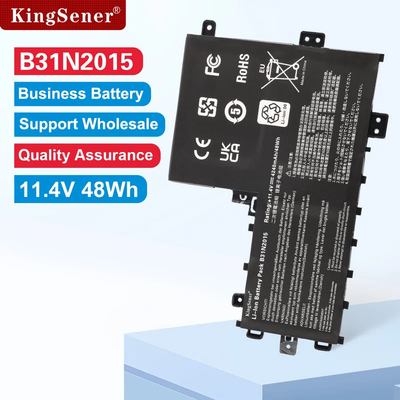 KingSener B31N2015 เปลี่ยนแบตเตอรี่แล็ปท็อปสําหรับ ASUS Vivobook 17 X712E X712EA-WH34 K712EA Series 