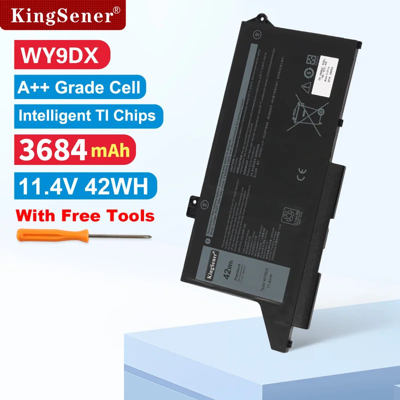 KingSener WY9DX 11.4V 42Wh แบตเตอรี่แล็ปท็อปสําหรับ DELL Latitude 5420 5520 สําหรับ Precision 15 356