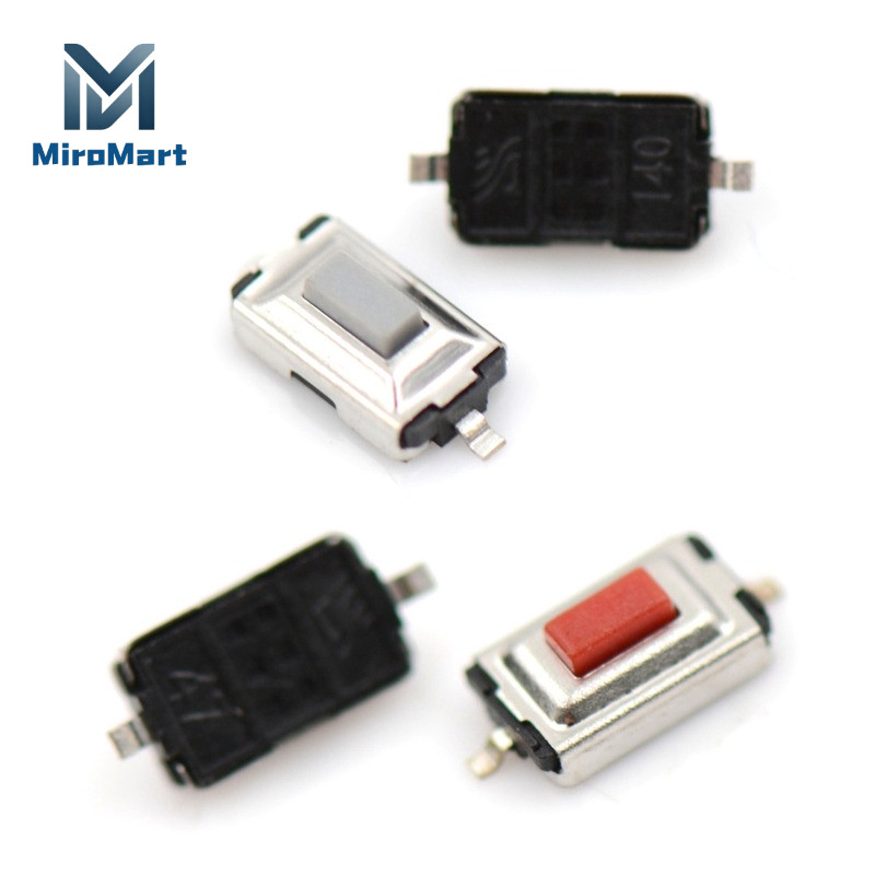 100PCS Tactile Tact Push Button Micro Switch SMD 3*6*2.5 MM Two Pin Push Button Switch สําหรับ MP3 MP4