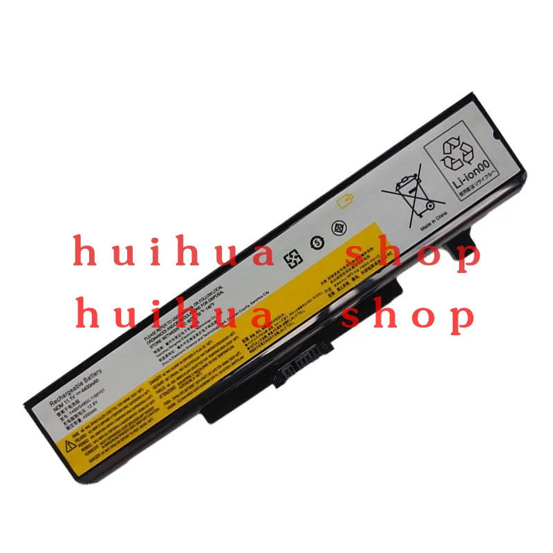 4400mAh 6 เซลล์แบตเตอรี่แล็ปท็อปใหม่สําหรับ LENOVO G580 Z380 Z380AM Y480 G480 V480 Y580 G580AM L11N6