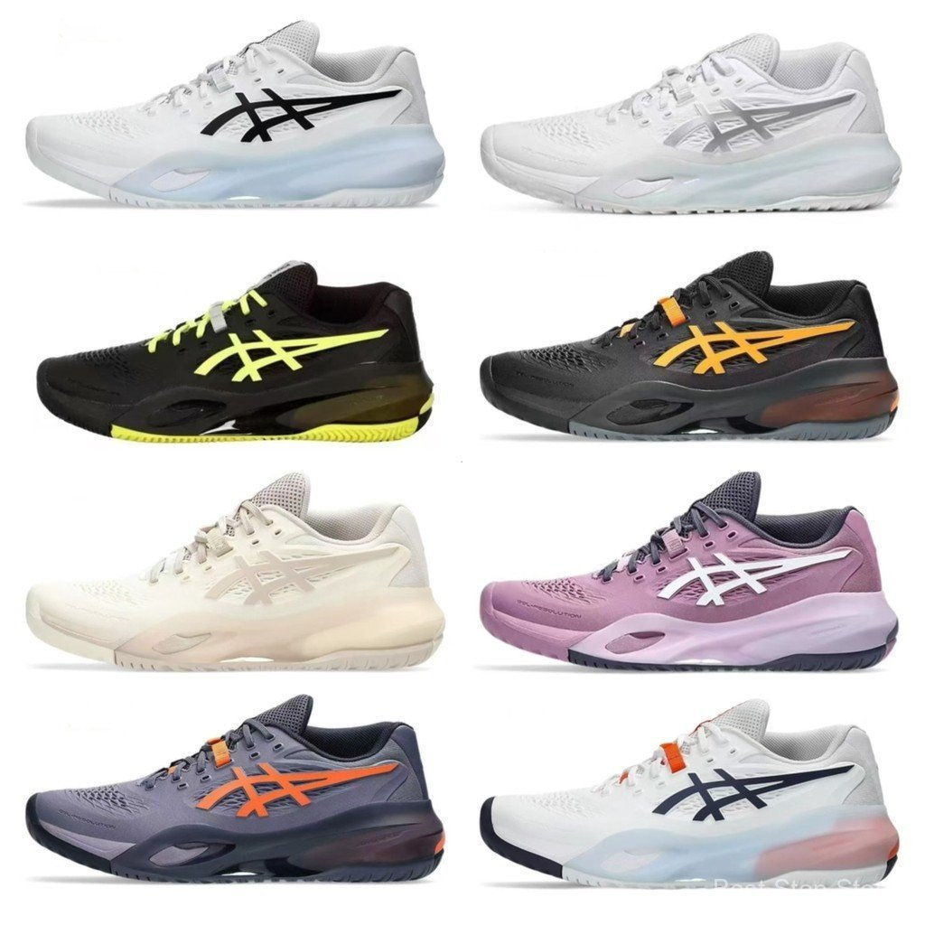 ASICS Aasics Cushioning Professional กีฬารองเท้าการฝึกอบรมกระเป๋าสบายๆคู่ผู้ชายผู้หญิงทนทานความละเอี
