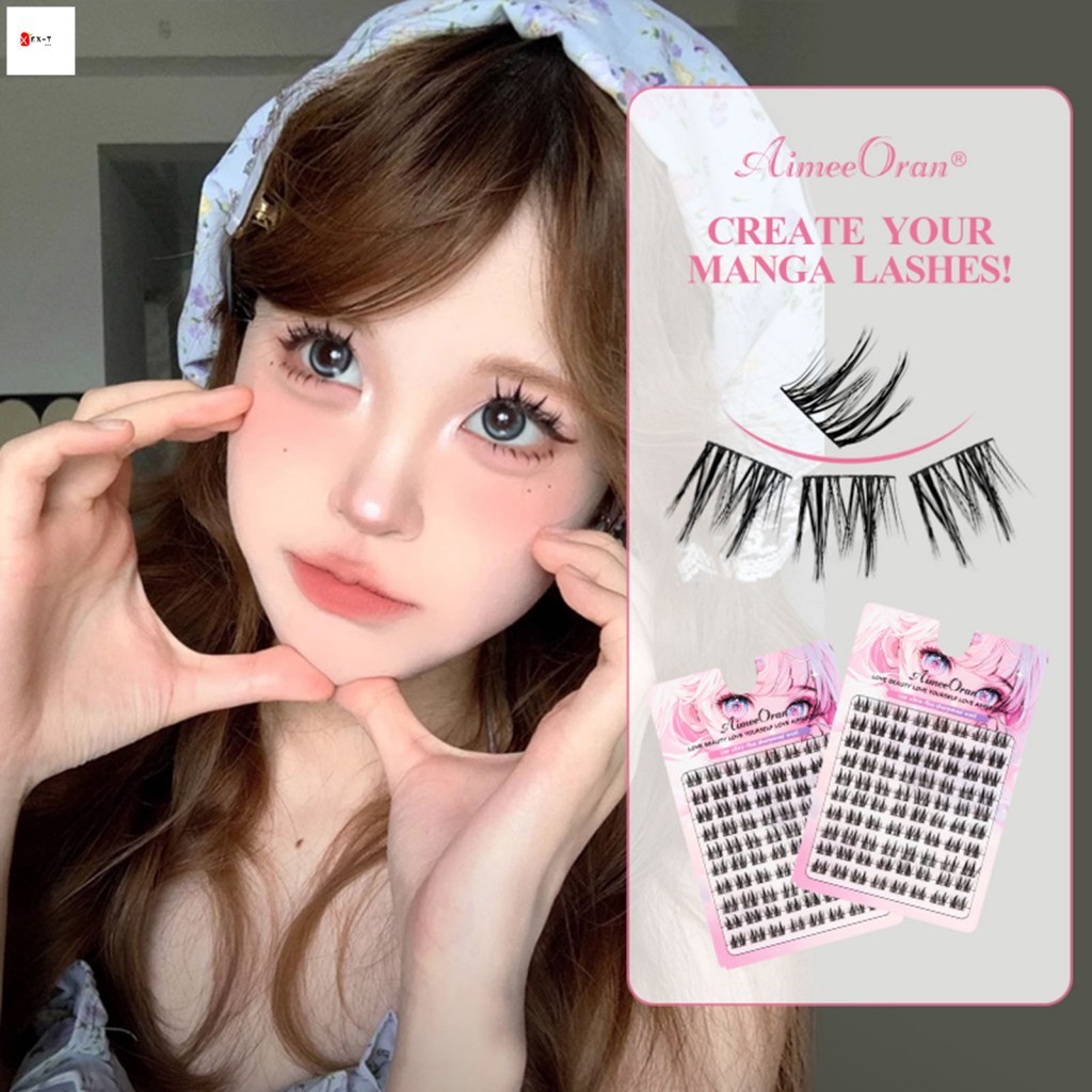 3D Curling Volume ขนตาปลอม - Cluster Extensions สําหรับคอสเพลย์ DIY แต่งหน้า