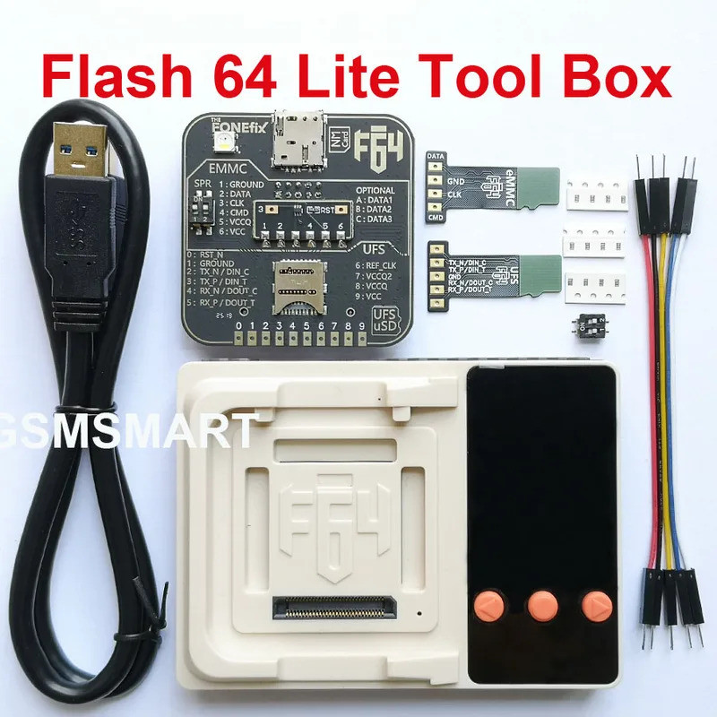 ประสิทธิภาพอันทรงพลัง 2026 กล่องเครื่องมือ F64 Flash 64 Lite ดั้งเดิม 100%