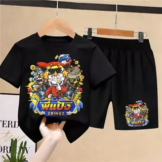 [COD]（จัดส่งตลอด 24 ชั่วโมง) เสื้อยืดเด็ก ชุดสูทเด็กผู้ชาย ชุดลำลอง 2 ชิ้น แฟชั่น สำหรับเด็กชายตัวเล็ก ๆ เซ็ตชุดเด็ก เสื