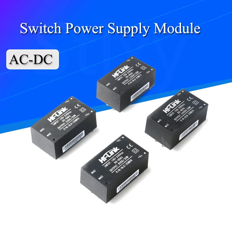 HLK-20M05/20M09/20M12/20M15/20M24 AC-DC 220V 5V/9V/12V/15V/24V Isolated Switching Step Down Power Su