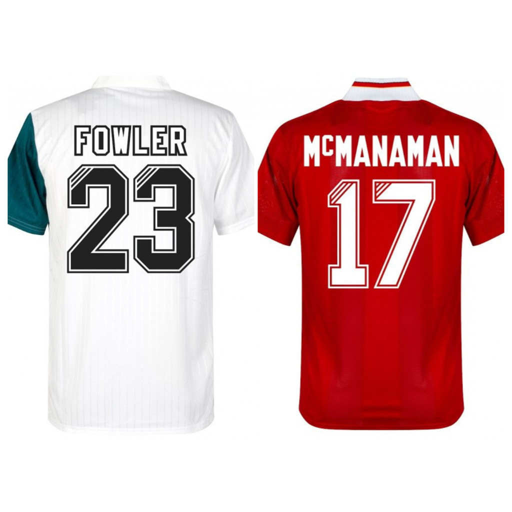 9596 Liverpool Home Away Retro Edition Soccer Jersey Football FOWLER McMANAMAN Customized Shirts Tops