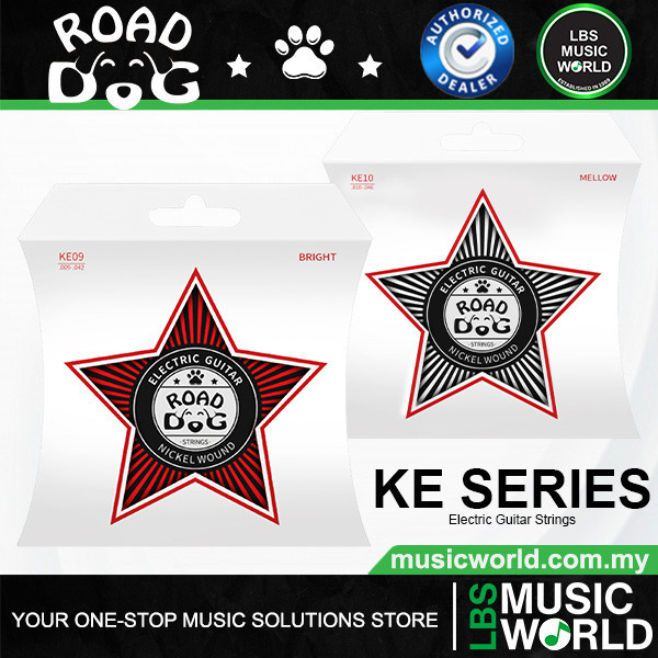 ROAD DOG KE Series สายกีตาร์ไฟฟ้าเคลือบนิกเกิล (KE09 KE10)