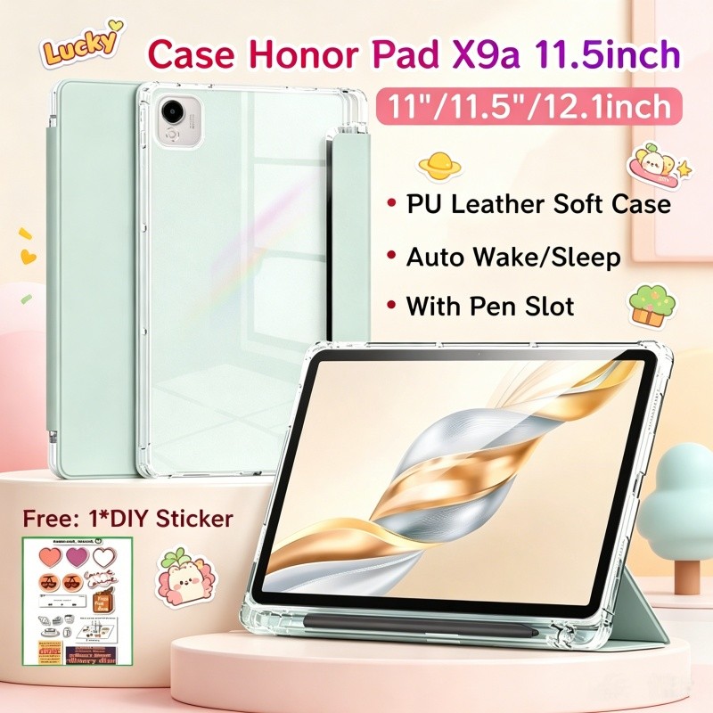 เคส Honor Pad X9a 11.5 นิ้ว Magnetic Soft Case สําหรับ Honor Pad X8a 11 นิ้ว / Honor Pad X8b / Pad 1