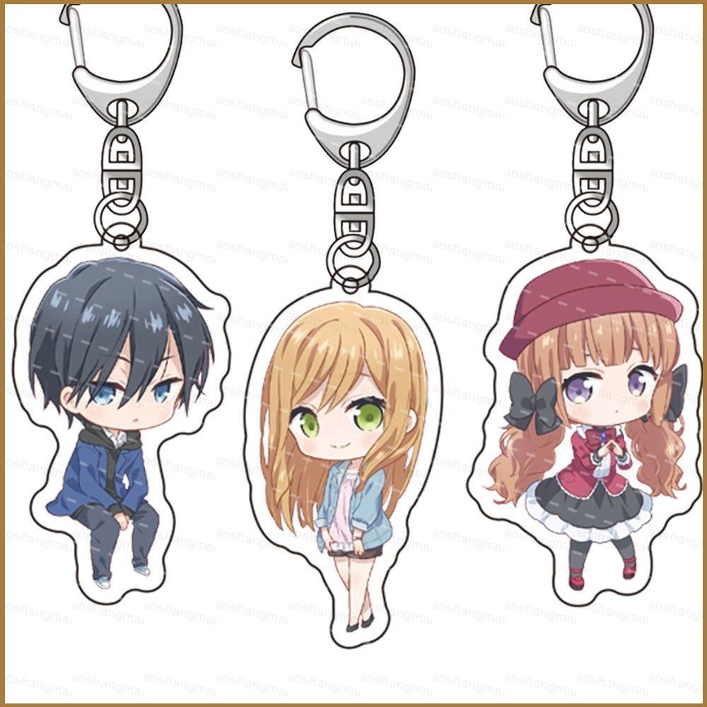 HK2 My Love Story พร้อม Yamada-kun ที่ Lv999 พวงกุญแจอะนิเมะ Akane พวงกุญแจอะคริลิคน่ารักกระเป๋าจี้ก