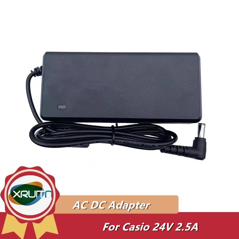 24V 2.5A 60W AD-E24250LW AC Adapter Charger สําหรับ Casio AP-470 PX-A800 AP-650 PX-758 PX-780 CT-X50