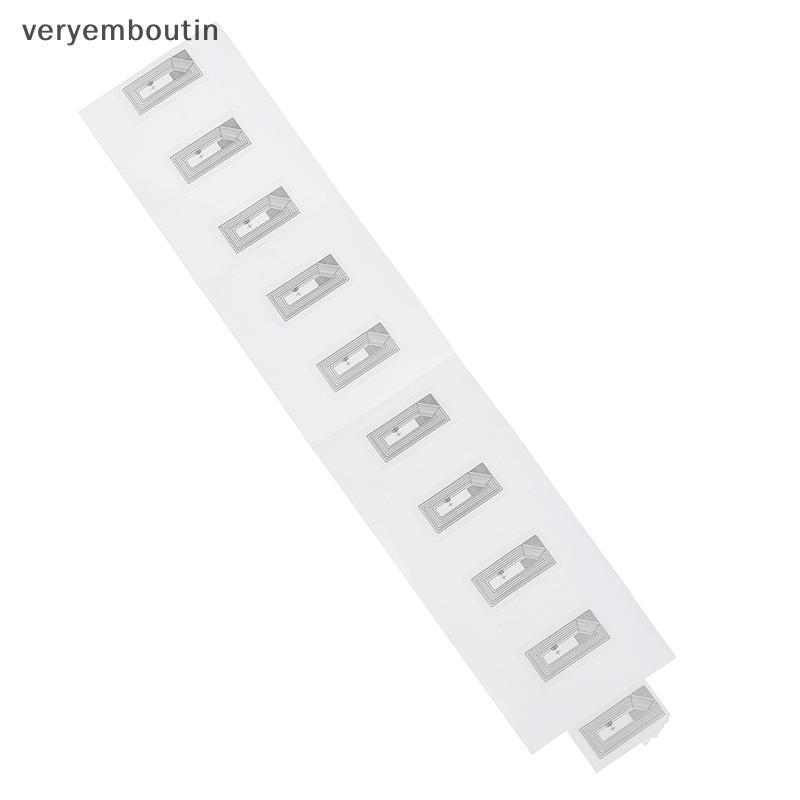 ใน 100PCS NFC Stier Ntag213 Wet Inlay 2x1 ซม.1356MHz RFID Chip Tag สมาร์ทป้ายบางยืดหยุ่นสําหรับ Digi