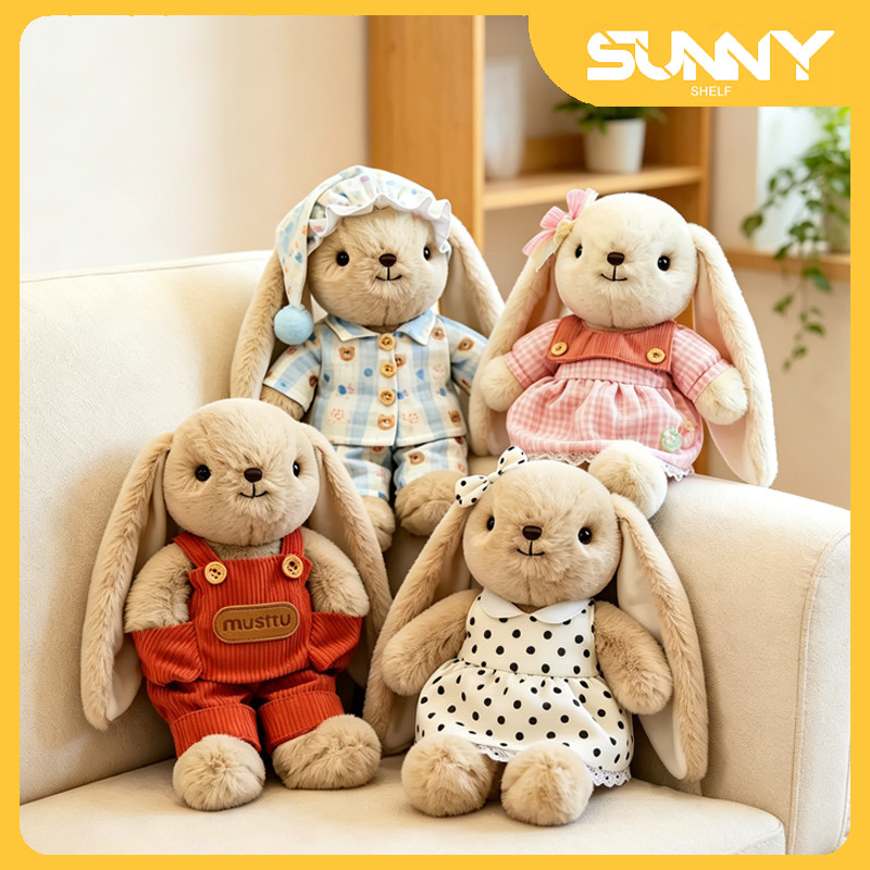 [พร้อมส่ง] ตุ๊กตากระต่าย เนื้อสัมผัสนุ่มละมุน ดีไซน์น่ารักสุดๆ เหมาะกอดนอนใช้ประจำ หรือซื้อเป็นของขวัญมอบในวันเกิดได้เลย