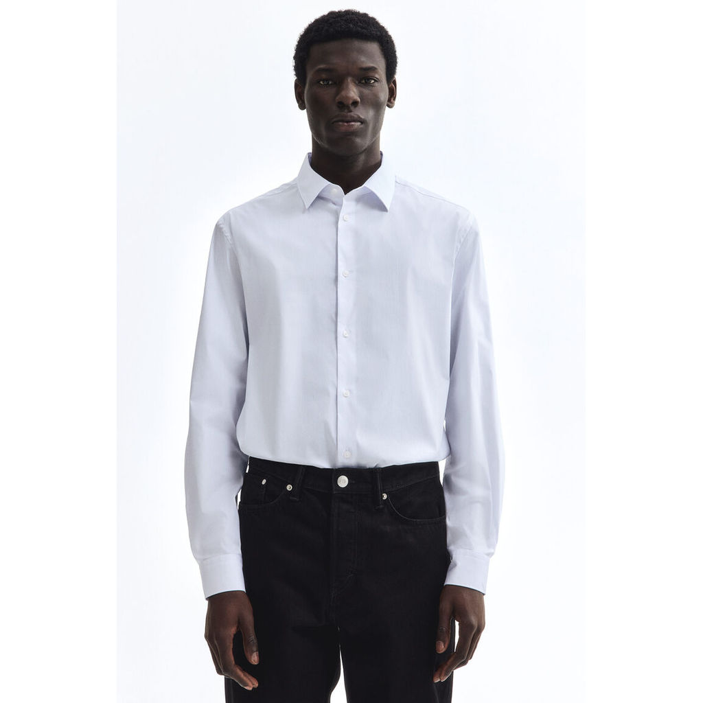 H&M قميص رجالي Slim Fit مطاطي — صورة 8