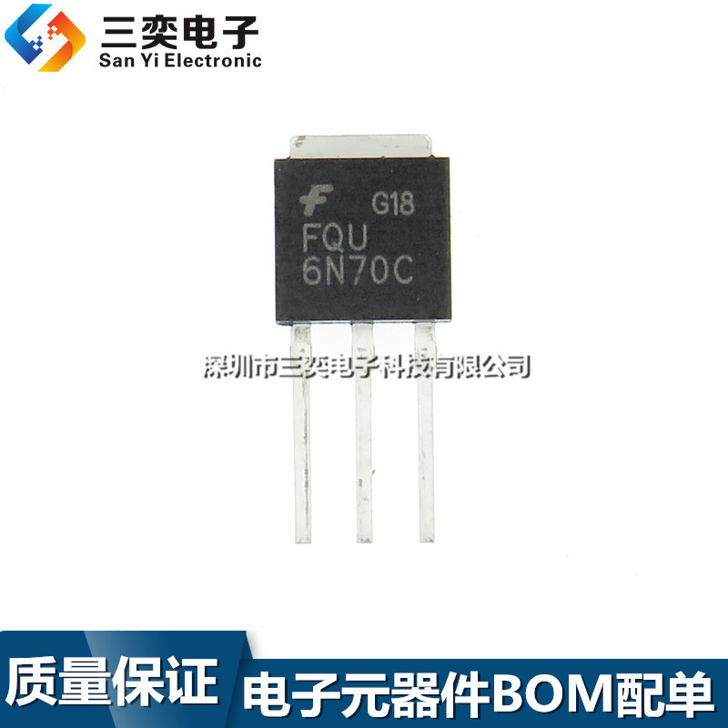 ของแท้ FQU6N70C MU6N70 HFU6N70U U6N70U TO-251 MOS Field Effect Tube