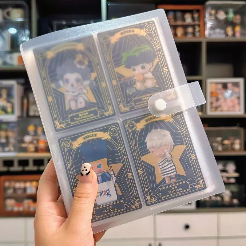 แฟ้มสะสมการ์ด แฟ้มใส่การ์ด โปร่งใส 2/4ช่อง หนังสือเก็บรวบรวมบัตร ความจุขนาดใหญ่ ใส่ได้ 80 160 240ใบ card collection book