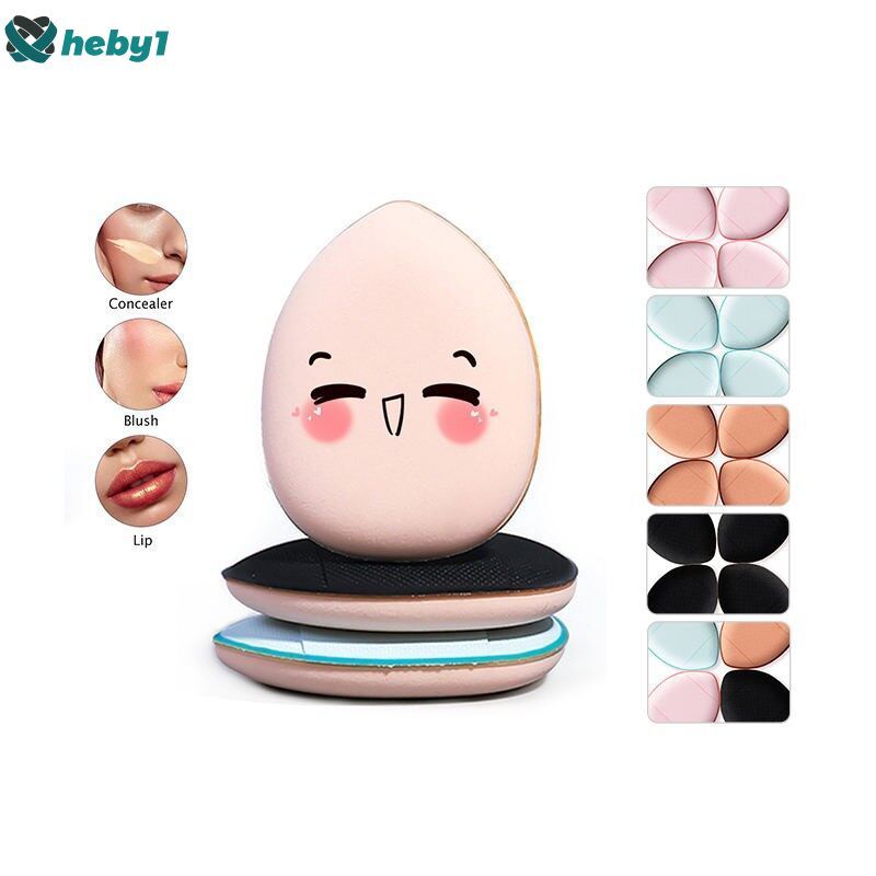 ฟองน้ำแต่งหน้าขนาดเล็ก B-Fdikou ขนาดพอดีนิ้ว สำหรับคอนซีลเลอร์ รองพื้น อุปกรณ์แต่งหน้า heby1