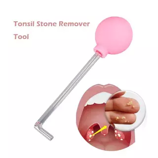 SweetAdore Tonsil Stone Remover เครื่องมือคู่มือสไตล์ Remover ปากทําความสะอาดเครื่องมือ Ear Wax Tonsil หินดูด Ball Manual สไตล์ทําความสะอาด TH