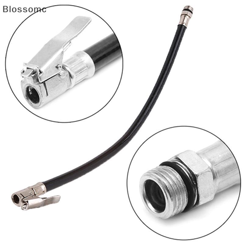Blossomc Air Tyre Inflator ความดันรถอัตโนมัติยางท่อปั๊มวัดท่อเชื่อมต่อยืดหยุ่นสําหรับยางรถยนต์ Fast Inflatable Rods ใหม่