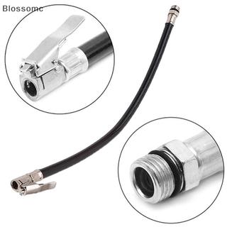 Blossomc Air Tyre Inflator ความดันรถอัตโนมัติยางท่อปั๊มวัดท่อเชื่อมต่อยืดหยุ่นสําหรับยางรถยนต์ Fast Inflatable Rods ใหม่