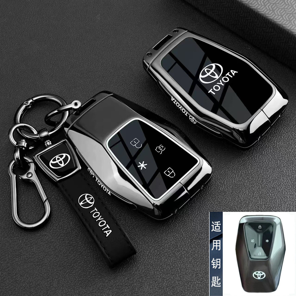 เหมาะสําหรับ Guangauto Toyota BZ7 ฝาครอบกุญแจ 26/2026 BZ7 สไตล์ใหม่ NFC การ์ดหัวเข็มขัดรถรีโมทคอนโทร