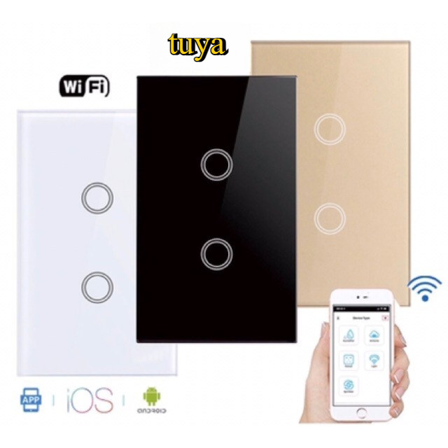 Tuya สวิตช์ไฟแบบสัมผัส WiFi จาก Ewelink ไม่ต้องใช้สายไฟกลาง